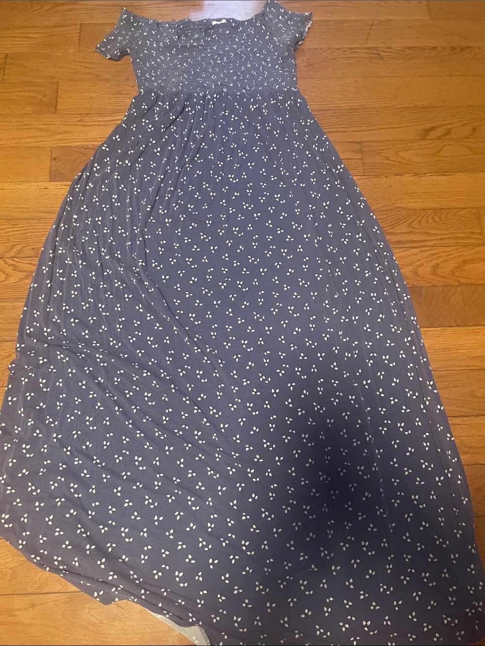 Isabel Marant Gray Floral Maxi Skirt